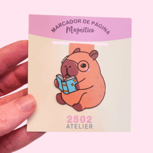 Marcador de página Magnético Capivara