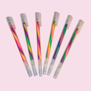 CANETA GEL GLITER MULTICOLOR