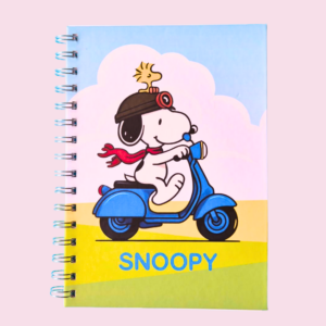 CADERNO A5 SNOOPY LAMBRETA