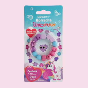 BORRACHA MONTE SUA PULSEIRA UNICORNIO